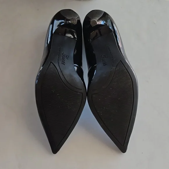 Guess black patent leather stilettos. - Picture 6 of 6